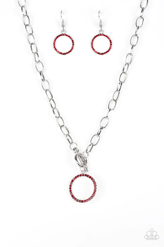 All In Favor Necklace - RED, PINK